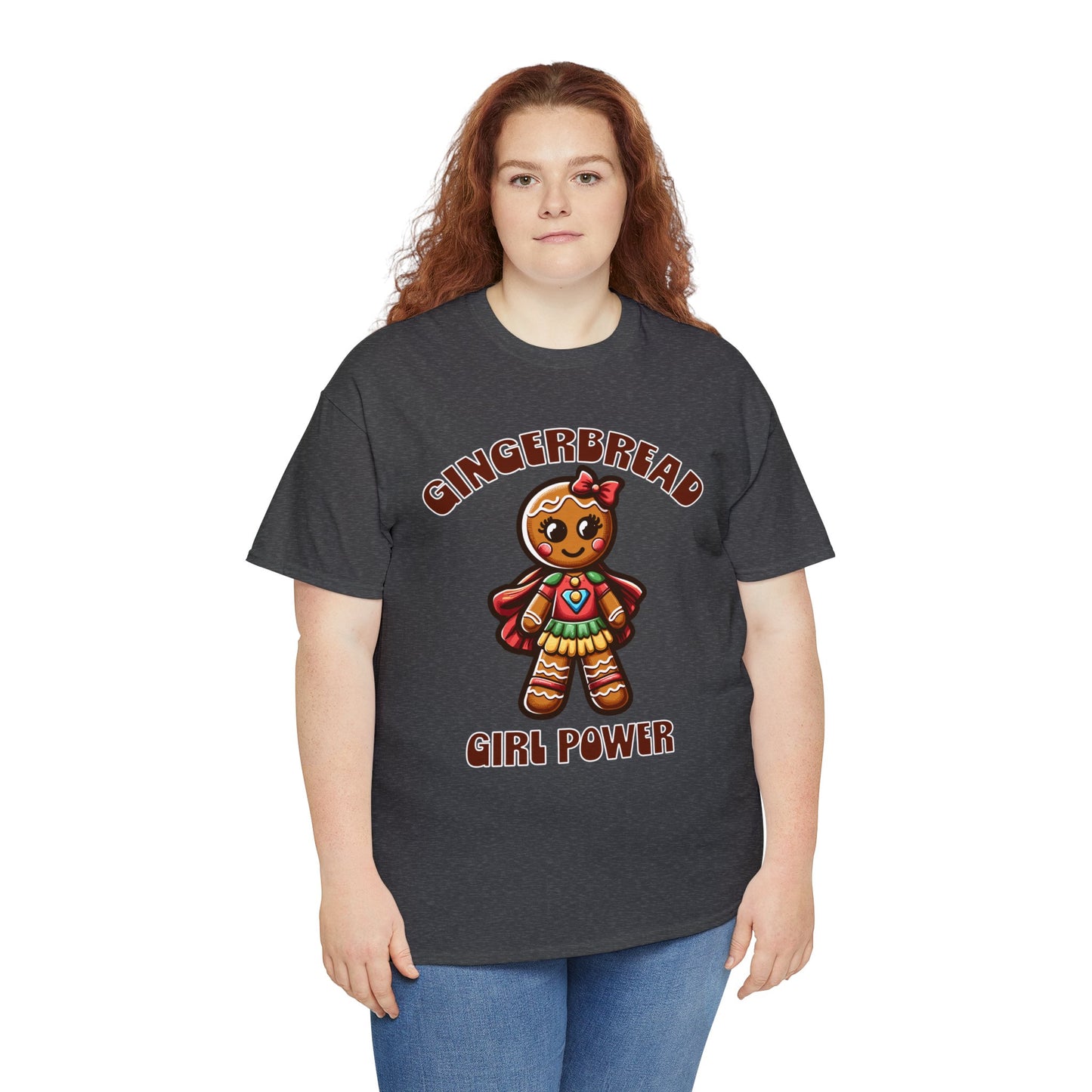 Gingerbread Girl Power Cotton T-Shirt