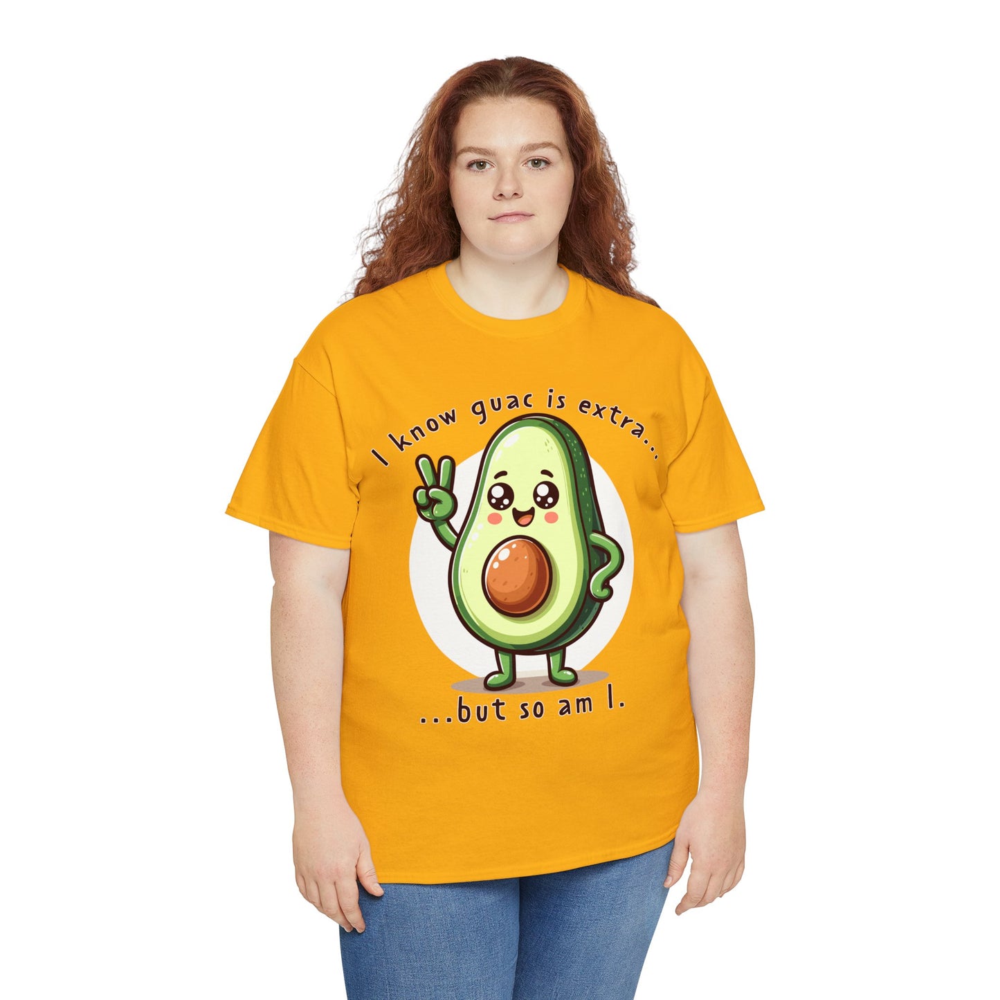 Guac Is Extra Unisex Heavy Cotton Tee