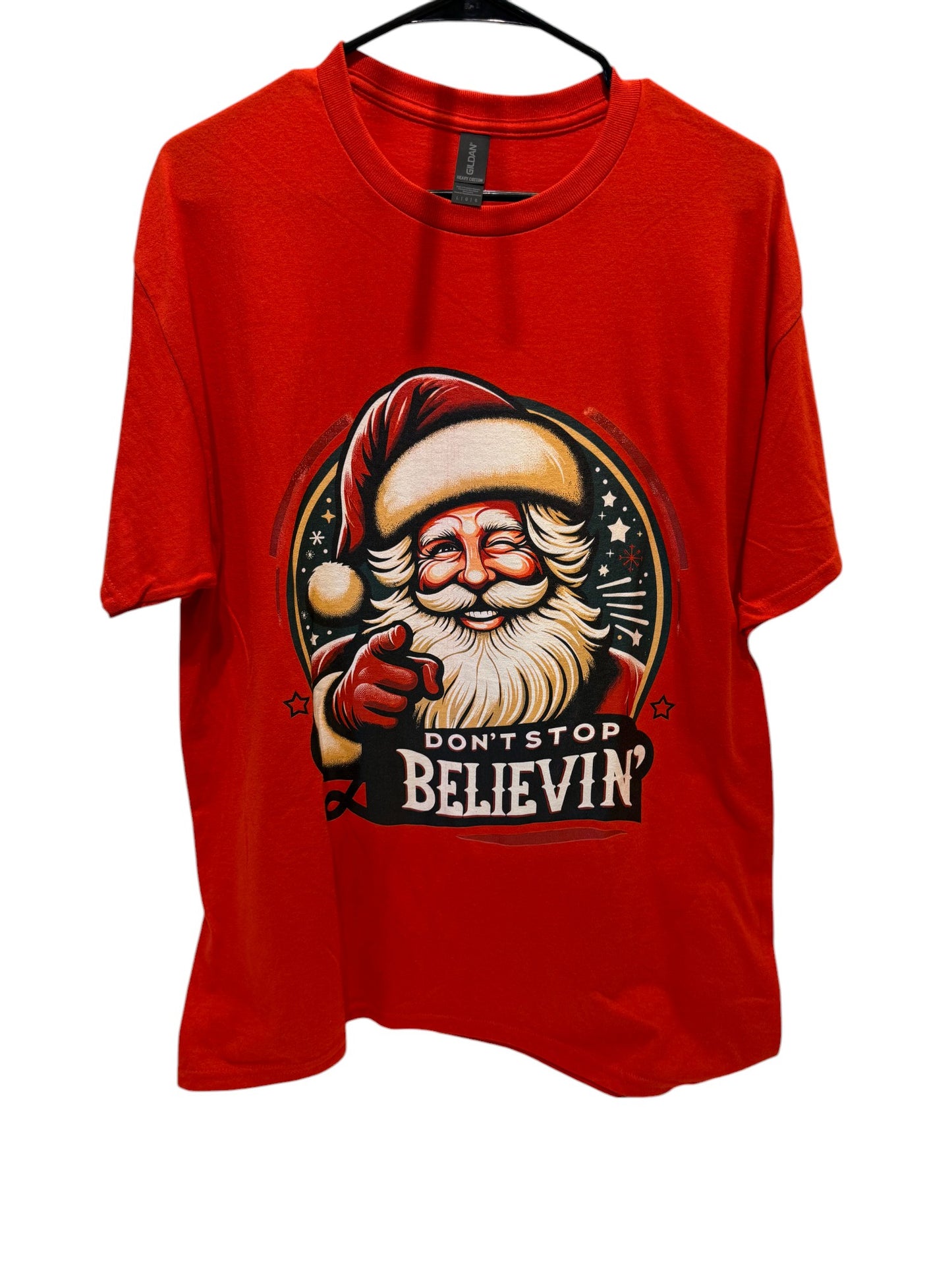 Graphic Tee - L Don't Stop Santa 2