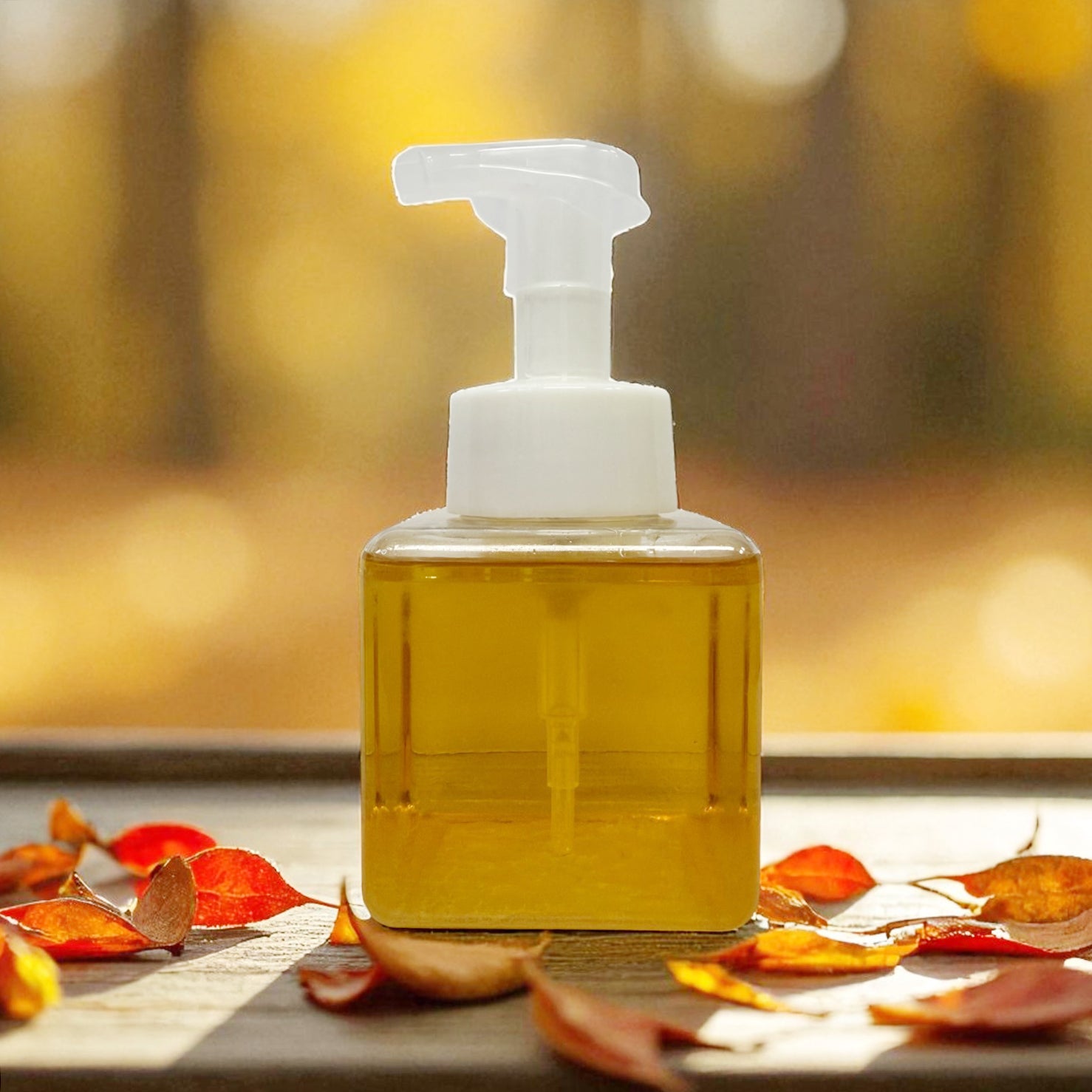 Gentle foaming hand wash soap with avocado oil for soft supple skin, even with frequent hand washing. Fall pumpkin scent.