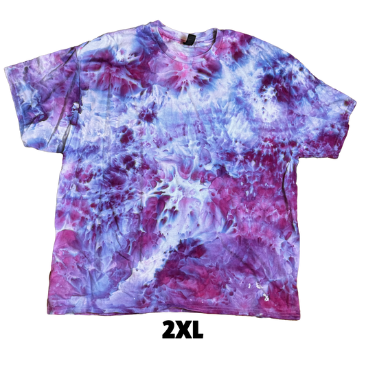 Tie Dye T-Shirt - Violet Blue 2XL