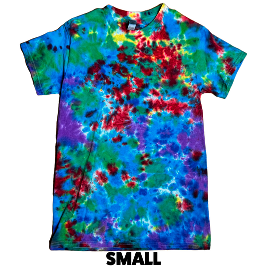 Tie Dye T-Shirt - Rainbow Scrunch SMALL