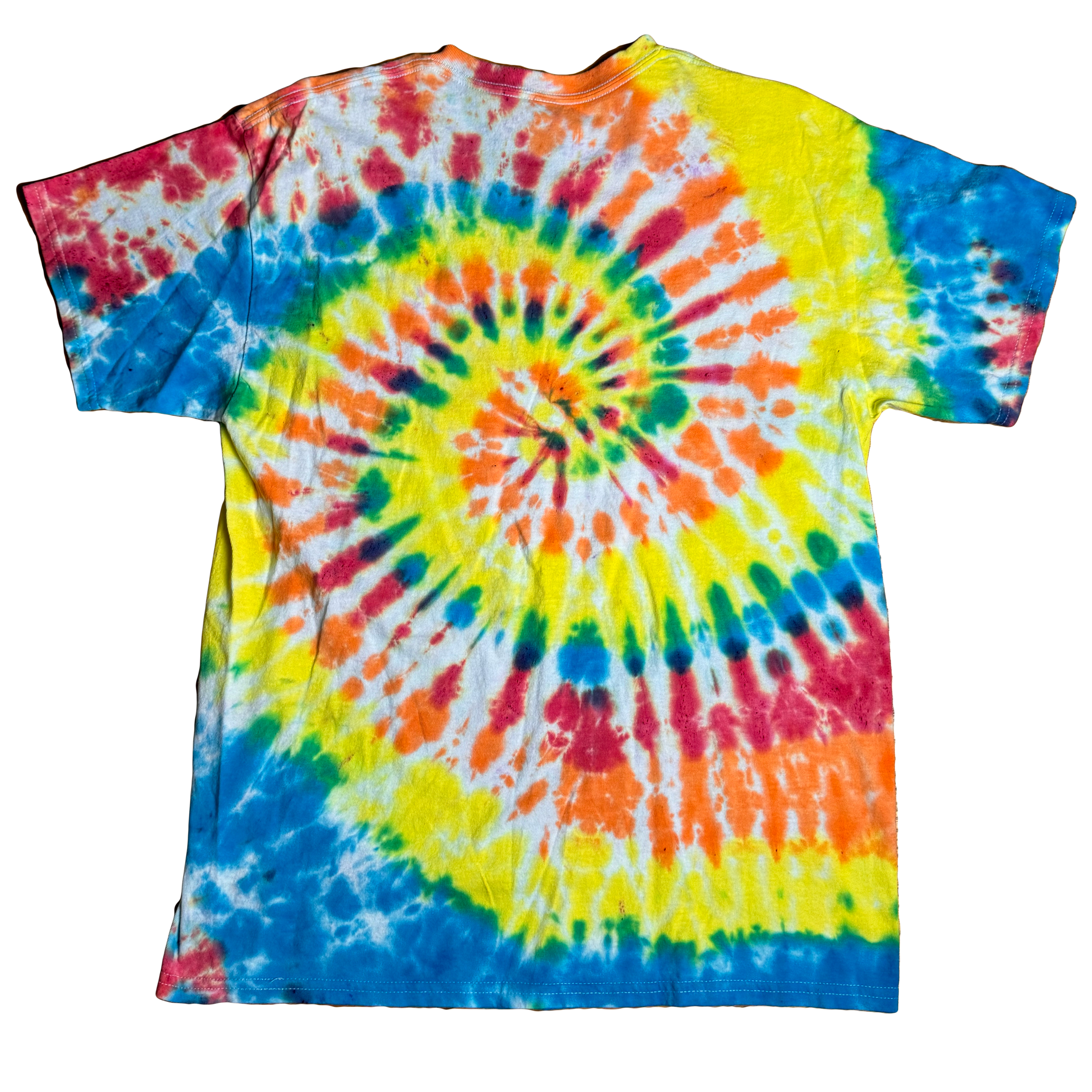 Tie Dye T-Shirt - Rainbow Spiral LARGE