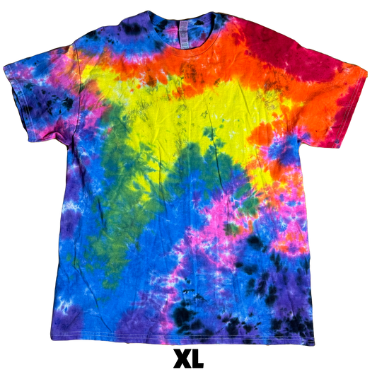 Tie Dye T-Shirt - Rainbow Galaxy XL