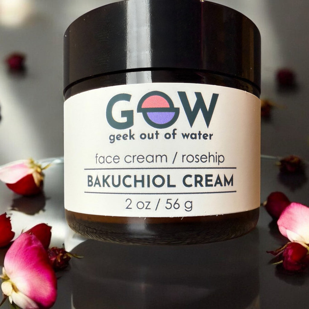 GOOW Bakuchiol Face Cream - plant-based retinol anti-wrinkle cream clean anti-aging pro longevity skin care skincare