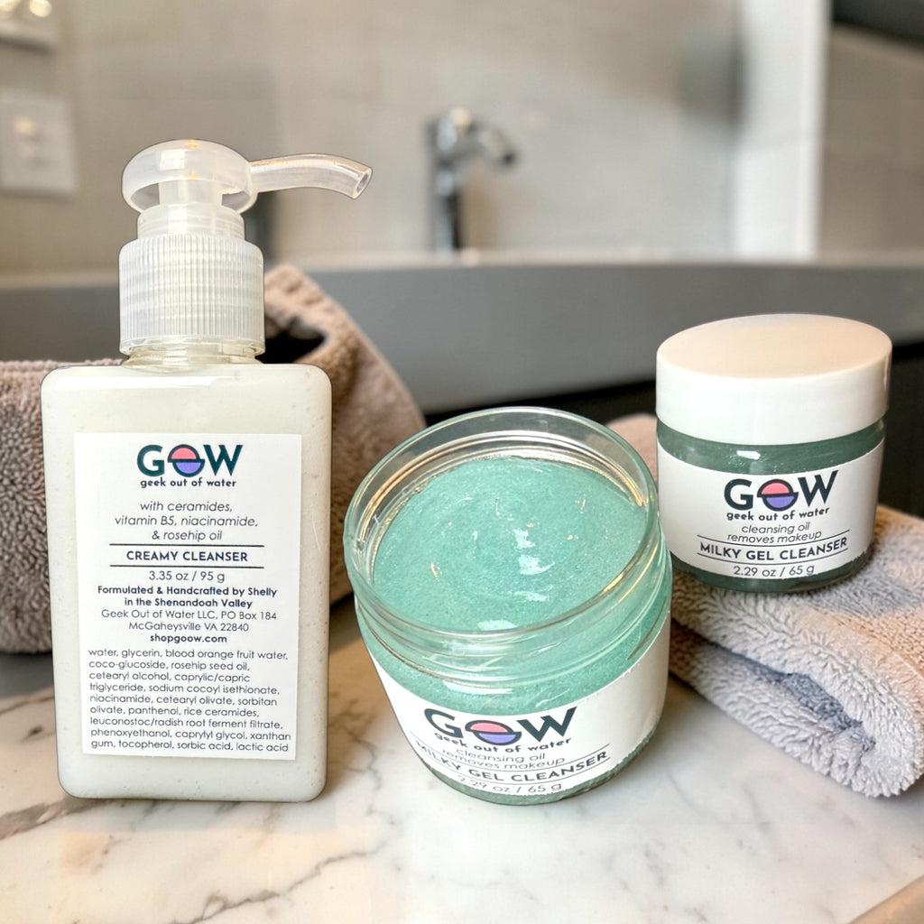 GOOW The Double Cleanse - double cleanse system products clean anti-aging pro longevity skin care skincare